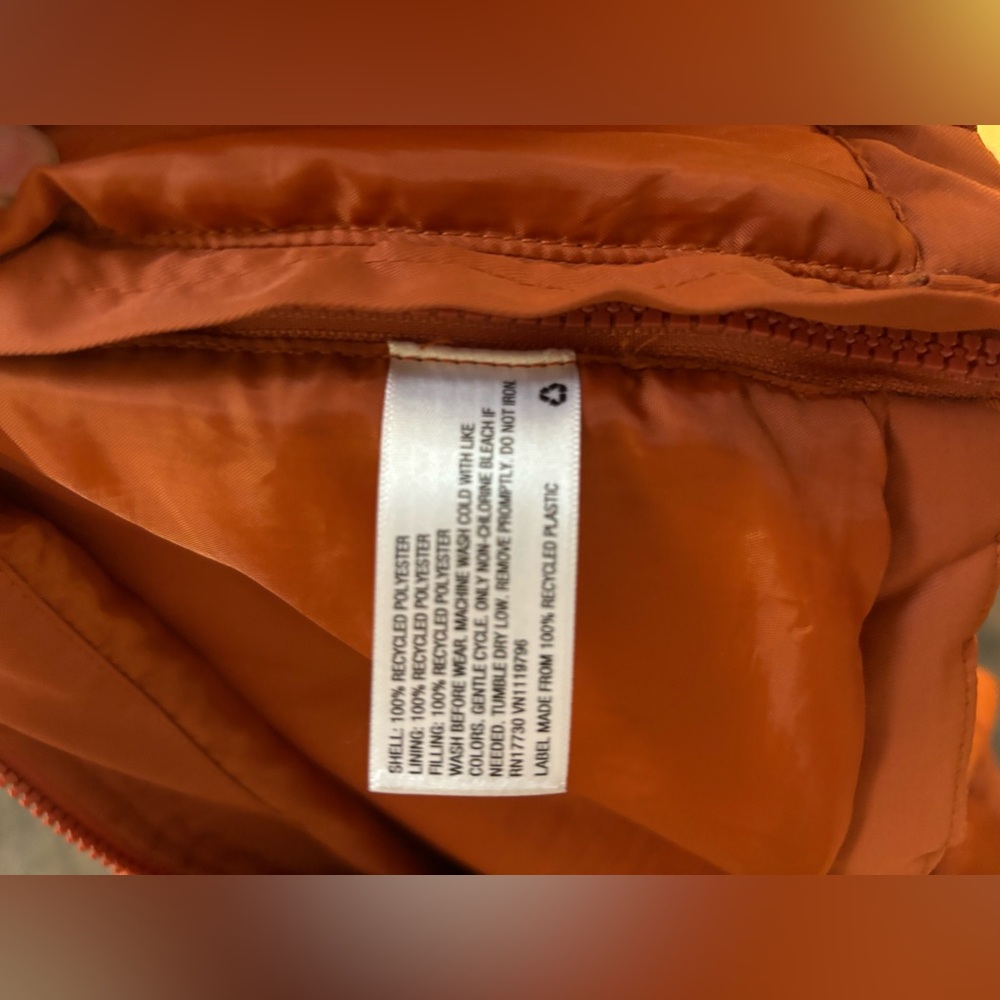 Adaptive Clothing-Cat and Jack XL Kids Orange Jacket - Picture 7 of 8